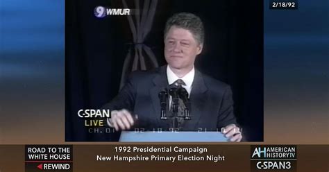 Bill Clinton 1992 New Hampshire Primary Speech | C-SPAN.org