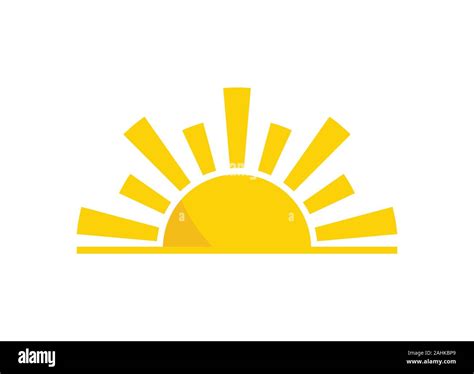 Orange sun logo for your company, Sunburst icon, abstract creative sun ...