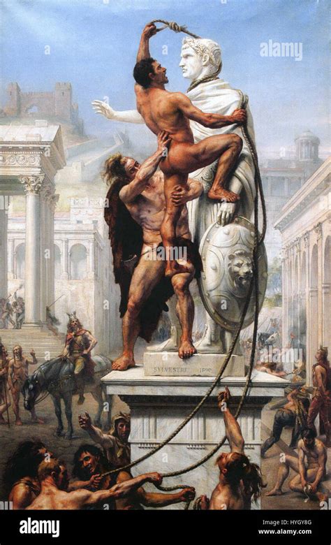 Visigoths sack Rome Stock Photo - Alamy