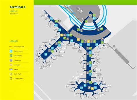 Toronto Pearson Airport Terminal 1 After Security Map Airport Map | Images and Photos finder