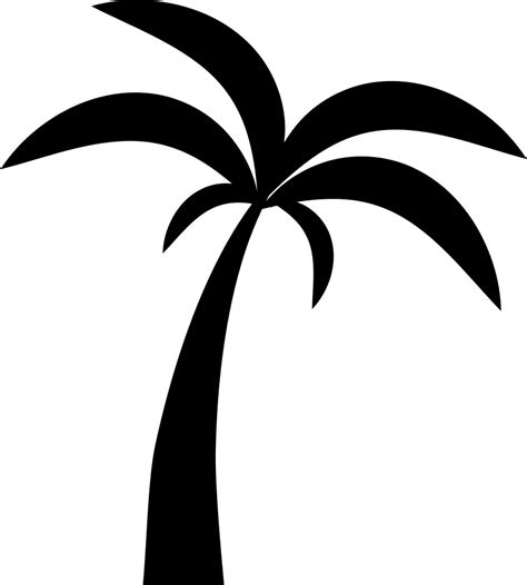 White Palm Tree Png - Logo Palm Tree Vector Clipart - Full Size Clipart (#4163) - PinClipart