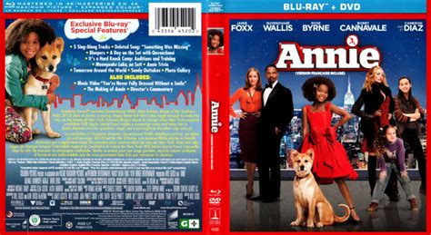 ANNIE (2014) R1 BLU-RAY COVER & LABELS - DVDcover.Com