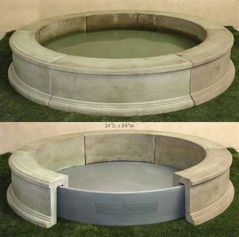 Hybrid Cast-Stone Fountain Pool | William Tricker, Inc. | Courtyard fountains, Water fountains ...