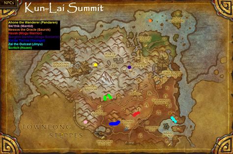 WoW Rare Spawns: Kun-Lai Summit Rare Champions