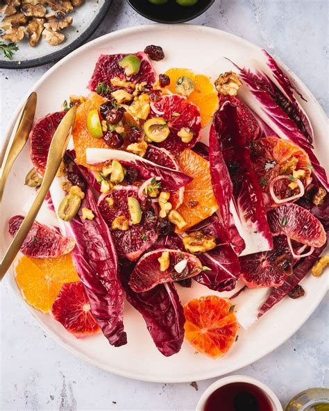 Winter Citrus Salad with Rosemary Candied Walnuts & Red Endive ...