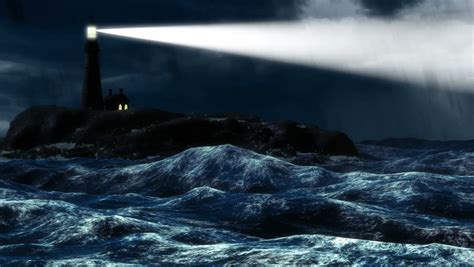 Looping Night Lighthouse Beam Stock Footage Video 323935 | Shutterstock