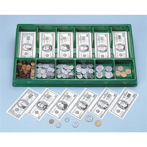 Excellerations Jumbo Deluxe Classroom Play Money Set (Pack of 427 Pieces) Early Math Skills ...