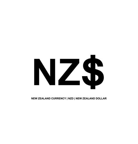 New Zealand Currency, NZD, New Zealand Dollar. Vector Illustration ...