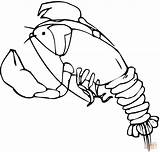 Printable Lobster Coloring Pages sketch template