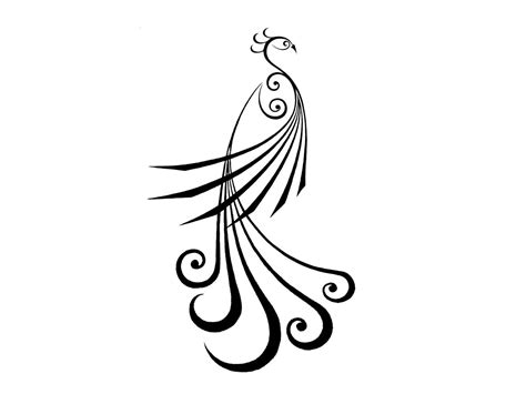 Free Peacock Feather Clipart Black And White, Download Free Peacock ...