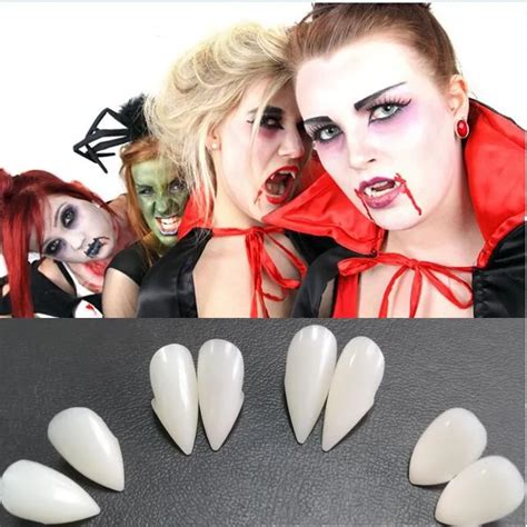 Halloween Vampire Teeth Cosplay Costumes Devil Vampire Teeth Natural Festival Party Supplier ...