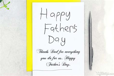 DIY Writing Wishes On Father's Day Cards | Happy fathers day, Fathers day wishes, Father's day ...