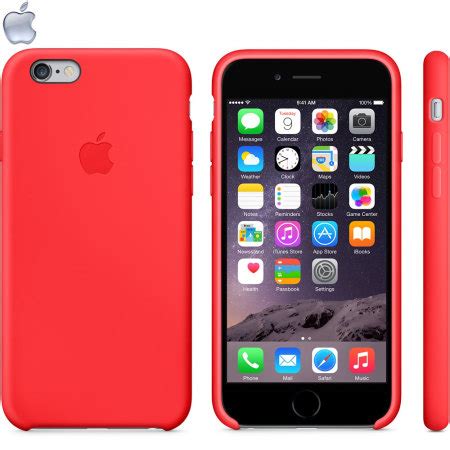 Official Apple iPhone 6S / 6 Silicone Case - Red Reviews