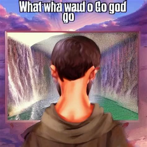 What if you wanted to go to heaven, but God said Meme | Stable Diffusion | OpenArt