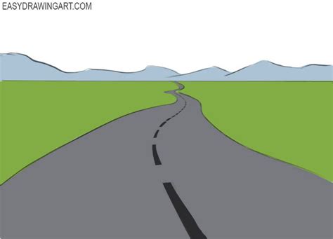 How to Draw a Road | Pictures to draw, Road drawing, Road pictures