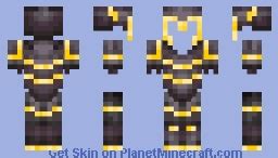 Netherite Armor Minecraft Skin