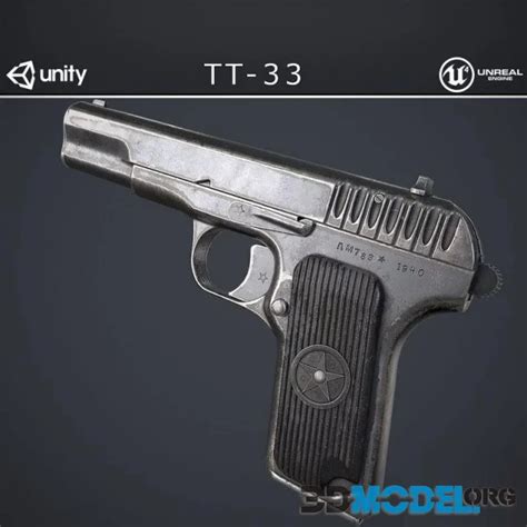 3D Model – TT-33 Pistol (PBR)