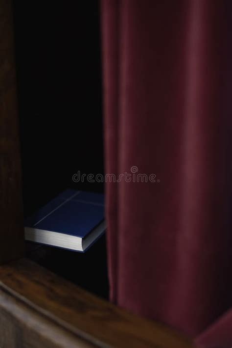 Details from a Confessional Stock Photo - Image of curtain, admit: 65881510