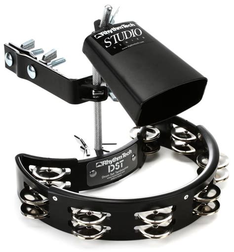 Rhythm Tech RTDKP-U Drum Kit Pack with Tambourine, Cowbell, and Mount ...