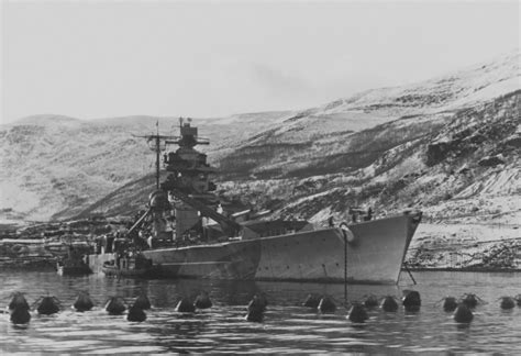 Bismarck class battleship Tirpitz in Norway | World War Photos