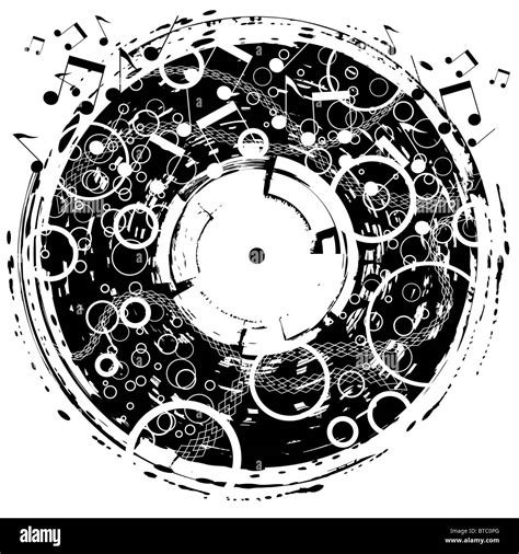 Illustrated Music Black and White Stock Photos & Images - Alamy