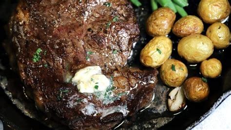 Sous Vide Ribeye Steak With Pan Seared Crust and Garlic Butter