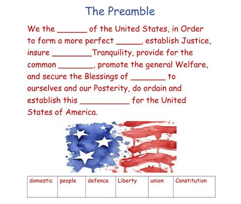 20 Preamble Activities For Kids - Teaching Expertise