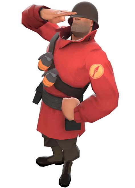 TF2 Red Soldier Salut Render by Createvi on DeviantArt