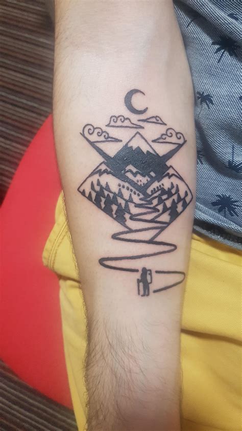 My first ever tattoo inspired from the hobbit! : lotr