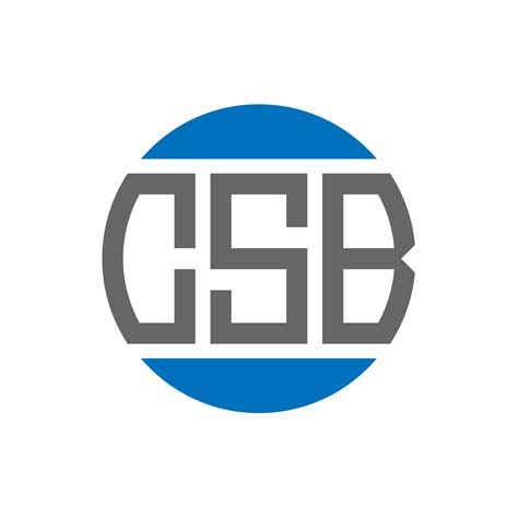 CSB letter logo design on white background. CSB creative initials ...