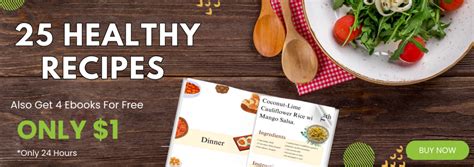 25 Healthy Recipes+ 3 Ebook Free