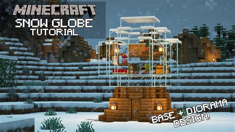 Minecraft: How To Build a Snow Globe (Tutorial) - YouTube