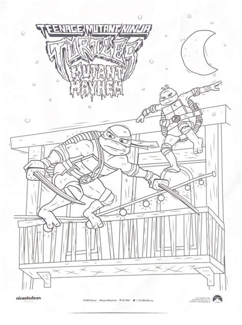 Tmnt Mutant Mayhem coloring pages : r/TMNT