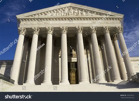 Supreme Court Building In Washington, Dc, United States Of America ...