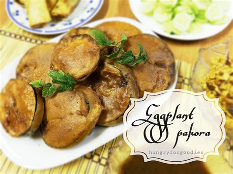 Eggplant Pakora Recipe | Hungry for Goodies