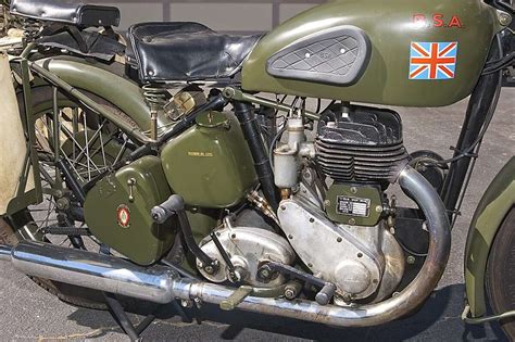 1940 BSA M20 military motorcycle