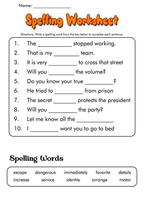 16 6th Grade Spelling Words Worksheets - Free PDF at worksheeto.com