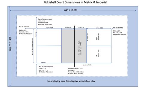 Pickle Ball Court Size