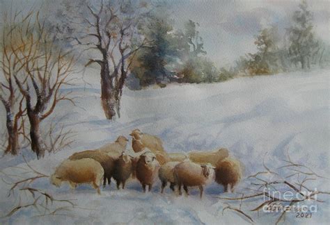 Lost sheep Painting by Elena Oleniuc - Pixels