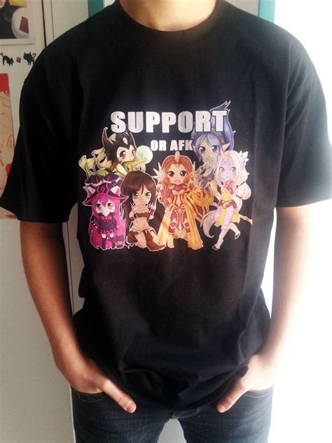 Support or AFK tshirt League of Legends by linkitty on Etsy, €19.00 | Tops women blouses, Womens ...