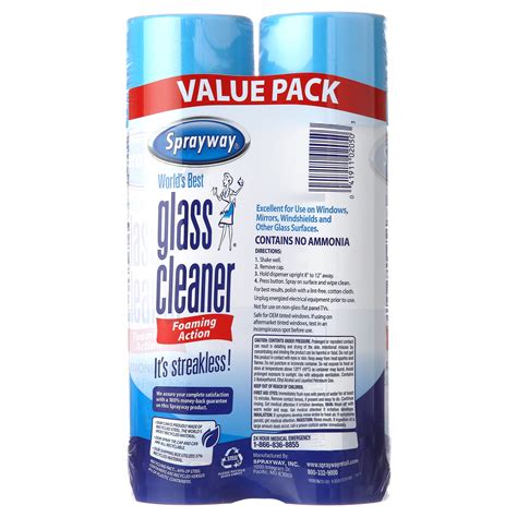 Sprayway World's Best Glass Cleaner, Value Pack, 2x19 OZ – Rafaelos