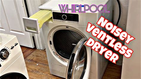 how to fix whirlpool ventless dryer that makes noise - YouTube