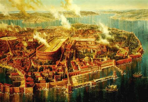 CONSTANTINOPLE Artist: Vasil Goranov | Ancient greek city, Eastern ...