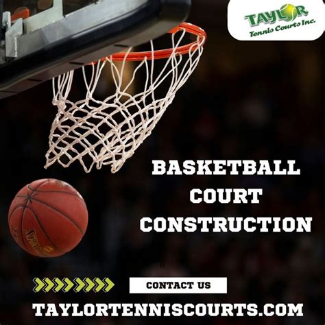 basketball court construction contact us taylornscourts com to get the ...