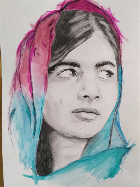 Malala Yousafzai - Drawing Skill