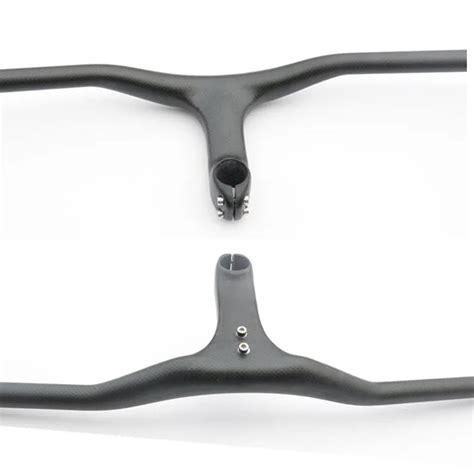 Carbon handlebar 3K MTB mountain handlebars Integrated handlebar with Stem Ultra light 70/80/90 ...