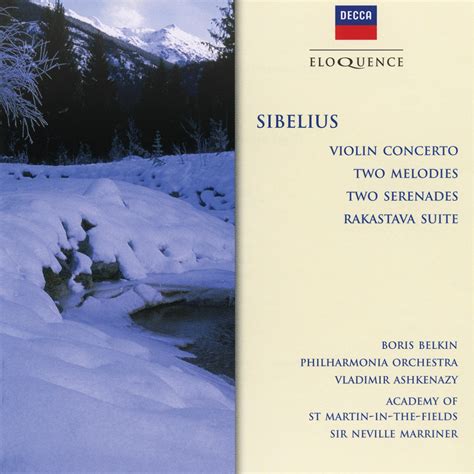 Sibelius: Violin Concerto; Two Serenades; Two Humoresques; Rakastava ...