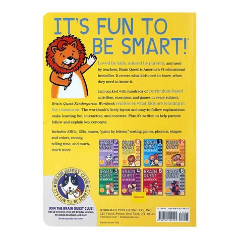 Buy Brain Quest Workbook: Kindergarten Online at Best Price in Pakistan - Naheed.pk