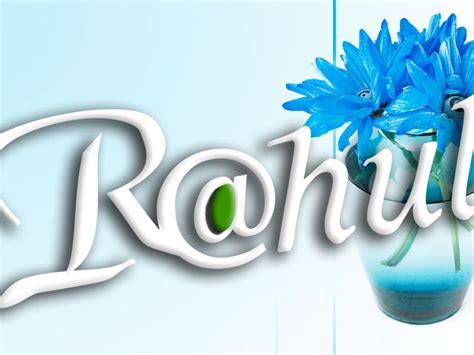 Creative Rahul Name | Name wallpaper, Happy birthday posters, My name ...