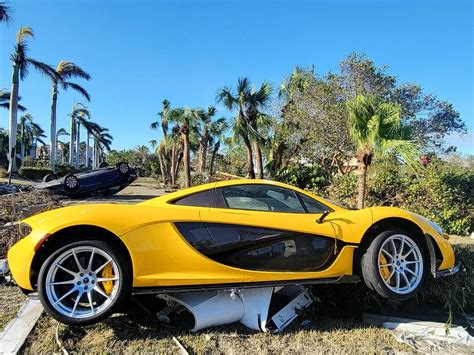 McLaren P1 Flooded by Hurricane Ian Auctioned Off on Copart, Brace ...